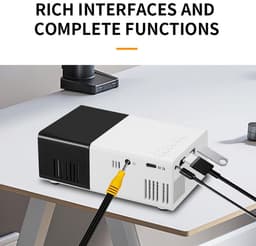 Dailygoods - Draagbare Mini Projector met 1080p Full HD en Ingebouwde Luidsprekers — thumbnail 4