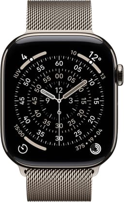 APPLE Watch Series 11 GPS + Cellular - 46mm Titanium Case - Milanese Loop M/L Smartwatch Natural — thumbnail 2