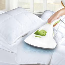 TIM® Huisstofmijt Stofzuiger - Matras Reiniger Met Sterke zuigkracht – Matrasreiniger Met UV-C Licht - Matras Stofzuiger - Matrasreiniger Stofzuiger - Anti Huisstofmijt - Huisstofmijt Bestrijder - Groen - ‎33cm x 25cm x 12cm — thumbnail 2