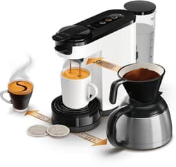 Philips Senseo Switch HD6594/02 - 2-in-1-koffiezetapparaat met filterkoffie en koffiepads - Wit — thumbnail 1