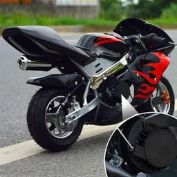 Trekstarter – Trekstarter – Eenvoudige 49cc-trekstarter – Terugslagstarter – Starter – Ontsteking – Minimotoren, Pocketbikes, Mini-crossmotoren – Trekstartervervanging – Trekstarteronderdelen — thumbnail 5