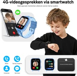 Ralio R5 GO - GPS horloge kind - 4G - Smartwatch Kinderen Met Simkaart - Video bellen& SOS-knop - GPS Tracker Kind - Schoolmodus - Waterdicht Kinderhorloge - Stappenteller, Geofencing -Cadeaus voor Jongens en Meisjes — thumbnail 4
