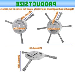 2-delige Grasmaaier Onkruidborstel voor Grasmaaiers, Accessoires voor Borstelmaaiers en Tuinonderhoud — thumbnail 5