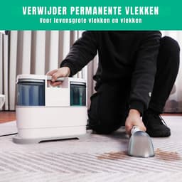 Zyrex® Vlekkenreiniger - Vlekkenreinigers - Tapijtreiniger Machine - Vlekkenreiniger Bank - Wit - 20cm x 39cm x 30cm — thumbnail 3