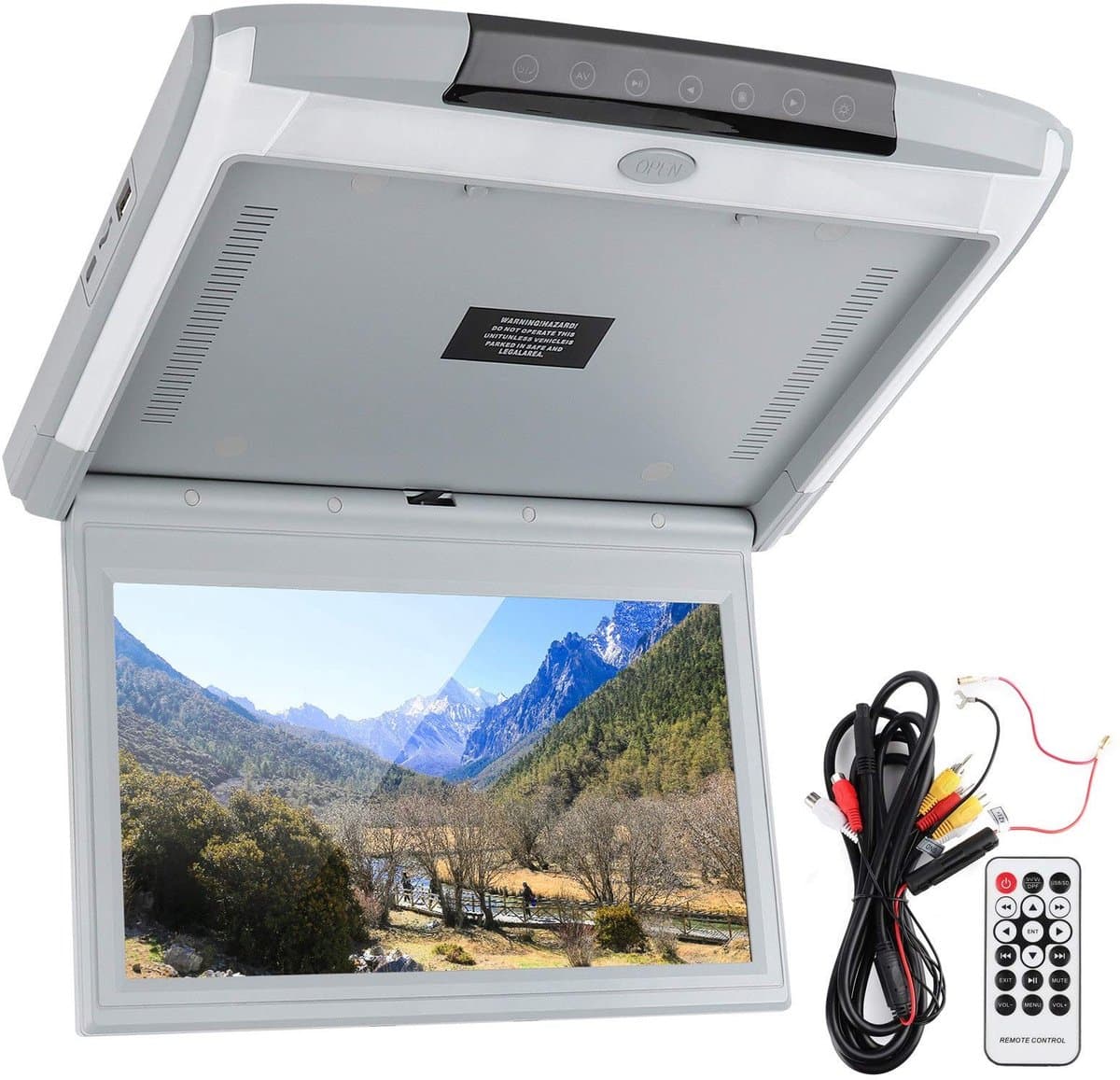 Store_8 - Autodakmonitor - 11,6-inch HD 1080P TV - Overhead Automonitor - Volledige Kijkhoek - Ondersteunt Afstandsbediening - Geschikt voor Auto's... — afbeelding 1