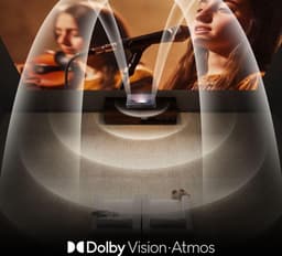 Hisense 20017229 beamer/projector Projector met ultrakorte projectieafstand 2500 ANSI lumens DLP UHD 4K (3840x2160) 3D Zwart — thumbnail 3