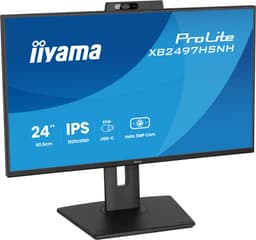 iiyama ProLite XB2497HSNH-B1 - 24 inch - Full HD - IPS - 100Hz - Verstelbaar - USB-C Dock - Windows Hello Cam — thumbnail 3