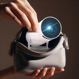 Retoo Mini Projector 4K - Draagbare Video Beamer met Auto WiFi en Bluetooth — thumbnail 4