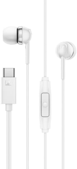 Sennheiser CX 80U - Wit - In-ear bedrade oordopjes - Oortjes met draad en microfoon - USB-C aansluiting — thumbnail 5