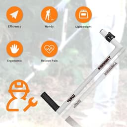 Dailygoods- Grastrimmerhandgreep Ergonomisch - Onkruidhandgreepverlenging - Aluminium Beugelclip - Gazononderhoud - Landschapsarchitectuur - Vermindert lumbale vermoeidheid - Onkruidverdelgerhandgreep — thumbnail 2