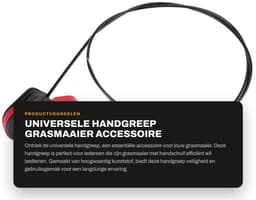 Dailygoods- Handgreep Universeel - Kunststof - Geschikt voor Grasmaaiers - Duurzaam - Eenvoudige Installatie - Afmetingen 5,5 x 11 cm - Grasmaaierhandgreep — thumbnail 1