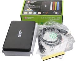Externe Harde Schijf - Draagbare Opslag - Bestanden Opslaan - Supersnelle USB 3.0 - 1 TB - Zwart