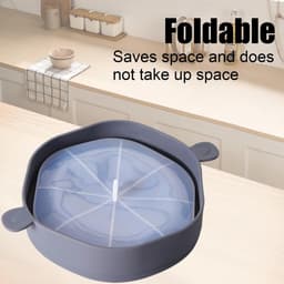 Dailygoods- Popcornkom Siliconen - BPA-vrij - Magnetronoven Geschikt - Handvat - Eenvoudig Op te Bergen - Vaatwasserbestendig - Popcornschaal — thumbnail 3
