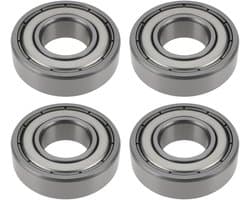 Dailygoods- Wiellager 1-1/8" x 1/2" x 5/16" - 4 Stuks - Vervanging 52-2450 - Compatibel met Toro 21" Maaiers - Metalen Afdichting - Slijtvast - Lager