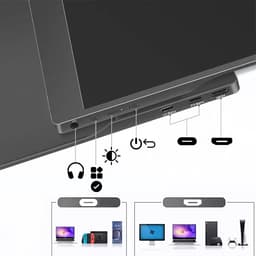 Zenwire AMG14 Portable Monitor 14 Inch 1920x1200 IPS – USB-C & HDMI – Extra Scherm voor Laptop en MacBook — thumbnail 5