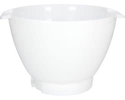 Mixkom Keukenmachine - Reserve kom - Beslag Maken - Duurzaam Plastic - 23.5 cm Breed - Wit