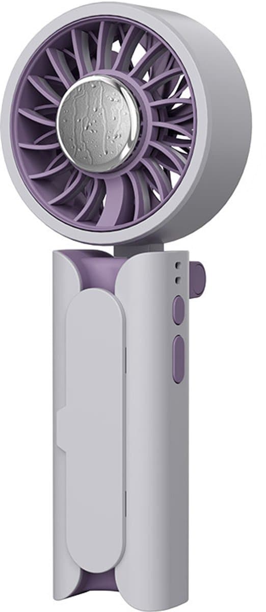 Handventilator - waardoor reizen gemakkelijker wordt- 3-in-1 Ontwerp: Handheld, Tafel, Ontwerp dat aan een paraplu kan worden bevestigd - Voor Reizen en Outdoor -voor Kantoor, Reizen en Festival - Ideaal voor Kinderen en Volwassenen — afbeelding 1