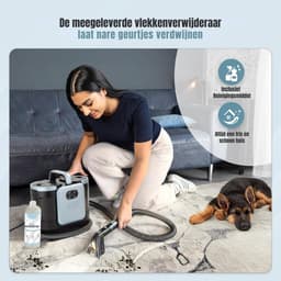 RUX® Tapijtreiniger machine - Tapijtreiniger - Tapijtreiniger apparaat - Zwart - ‎32cm x 19cm x 32cm — thumbnail 2