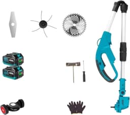 Elektrische Grasmaaier - Snoerloze Trimmer - Tuinonderhoud - Borstelloze Motor - 9 Inch Maaibreedte - One Color — thumbnail 1