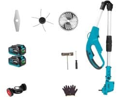 Elektrische Grasmaaier - Snoerloze Trimmer - Tuinonderhoud - Borstelloze Motor - 9 Inch Maaibreedte - One Color