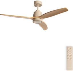 CREATE - Stille plafondventilator van 40 W met technische ABS-bladen, verkrijgbaar in verschillende maten - M - Met licht - Afstandsbediening - WIND STYLANCE — thumbnail 1
