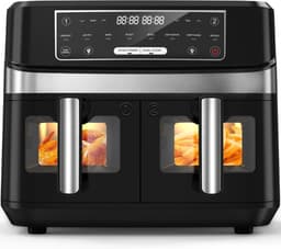 MRKK® Airfryer XXL - Dubbele Mand Airfryer — thumbnail 1