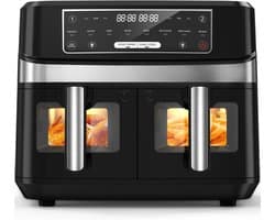 MRKK® Airfryer XXL - Dubbele Mand Airfryer