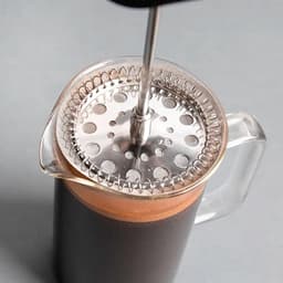 La Cafetière Glazen Cafetière 3 Kops - 350 ml - French Press van Borosilicaatglas met RVS Deksel - Koffiemaker voor 1 à 2 Personen - Vaatwasserbestendig — thumbnail 2