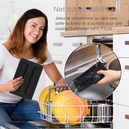 Stofhoes Keukenmachine - Machinehoes Beschermhoes - Apparaat Beschermen - Hitte- en Koudebestendig - N.v.t. - Zwart — thumbnail 2