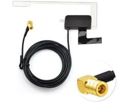 OUYLAF DAB Auto Antenne - dab+ autoantenne - 3m kabel lengte - Auto Antenne - auto radio - auto antenne universeel - auto antenne dab+ - voor Pioneer Clarion Alpine