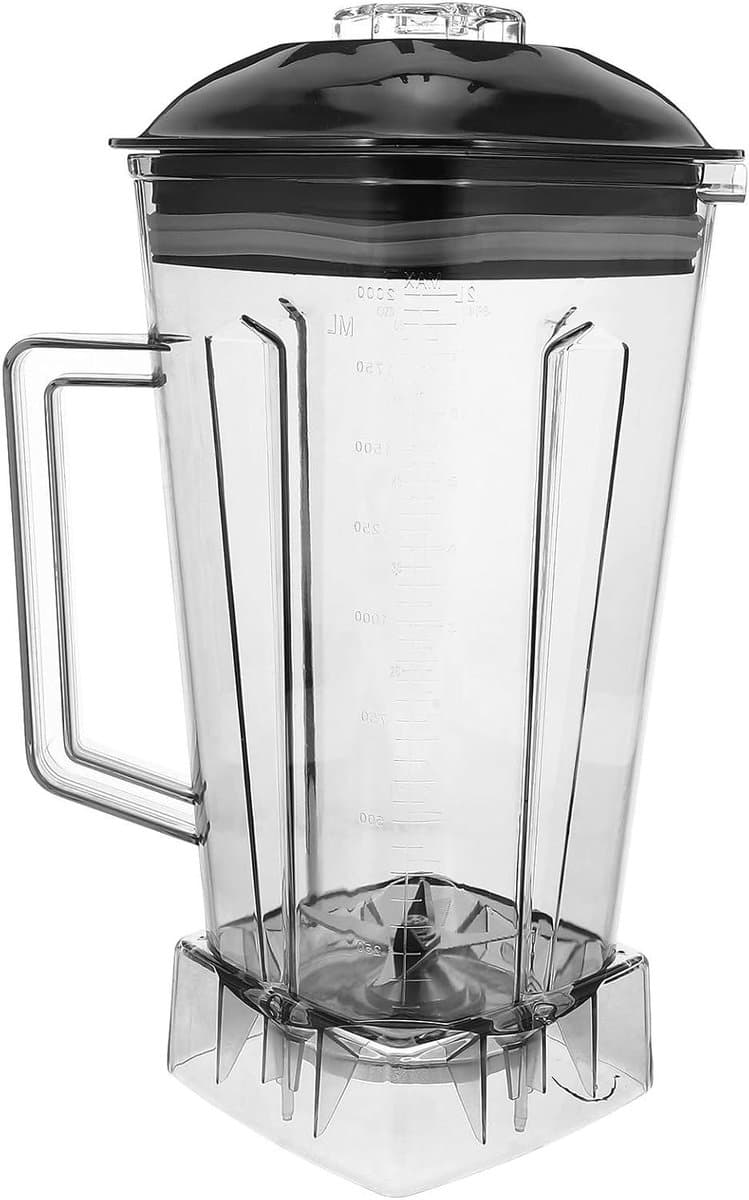 Blenderkan Vervanging - Sapcentrifuge Beker - Grote Hoeveelheden Mixen - Robuuste Constructie - 2 Liter Capaciteit - Transparant — afbeelding 1