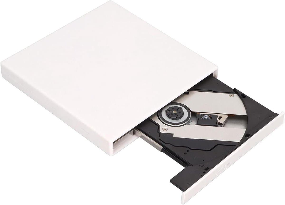 Externe Schijf - Draagbare CD-speler - Films Kijken - Ultradun Ontwerp - 19 cm breed - Zwart — afbeelding 1