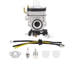 Carburateurrevisieset geschikt voor TANAKA TBC-2510 grasmaaier, vervangingsonderdeelnummer carburateur: 4554728090