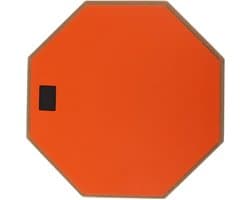 Drumpad - Oefenpad Trommel - Stil Drummen Oefenen - Geluidsreducerende Structuur - 30 cm - Zwart