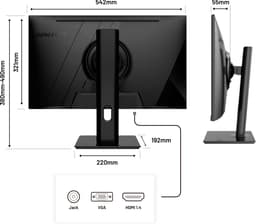 Bureaumonitor 23,8'' inch FULL HD 75 Hz — thumbnail 2