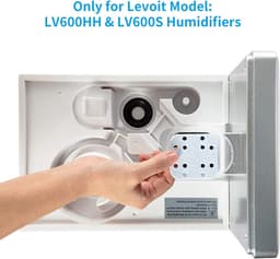 Geschikt voor LEVOIT LV600HH luchtbevochtiger, ontkalkingsmat, filter, filterelement, mineraalabsorptiemat, 20 stuks — thumbnail 3