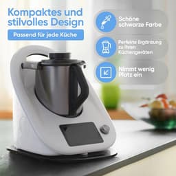 Schuifplank Thermomix - Slider Keukenmachine - Apparaat Verplaatsen - Robuust Acryl - 366 cm - Zwart — thumbnail 3