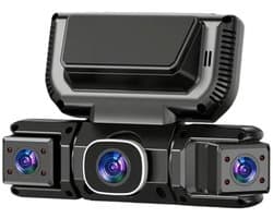 Joiride - 4-Kanaals Dashcam voor Auto - Voor, Achter & Binnen Camera - 360 Graden Beveiliging - Wifi & GPS - Full HD - G-Sensor & Nachtzicht - CARVID