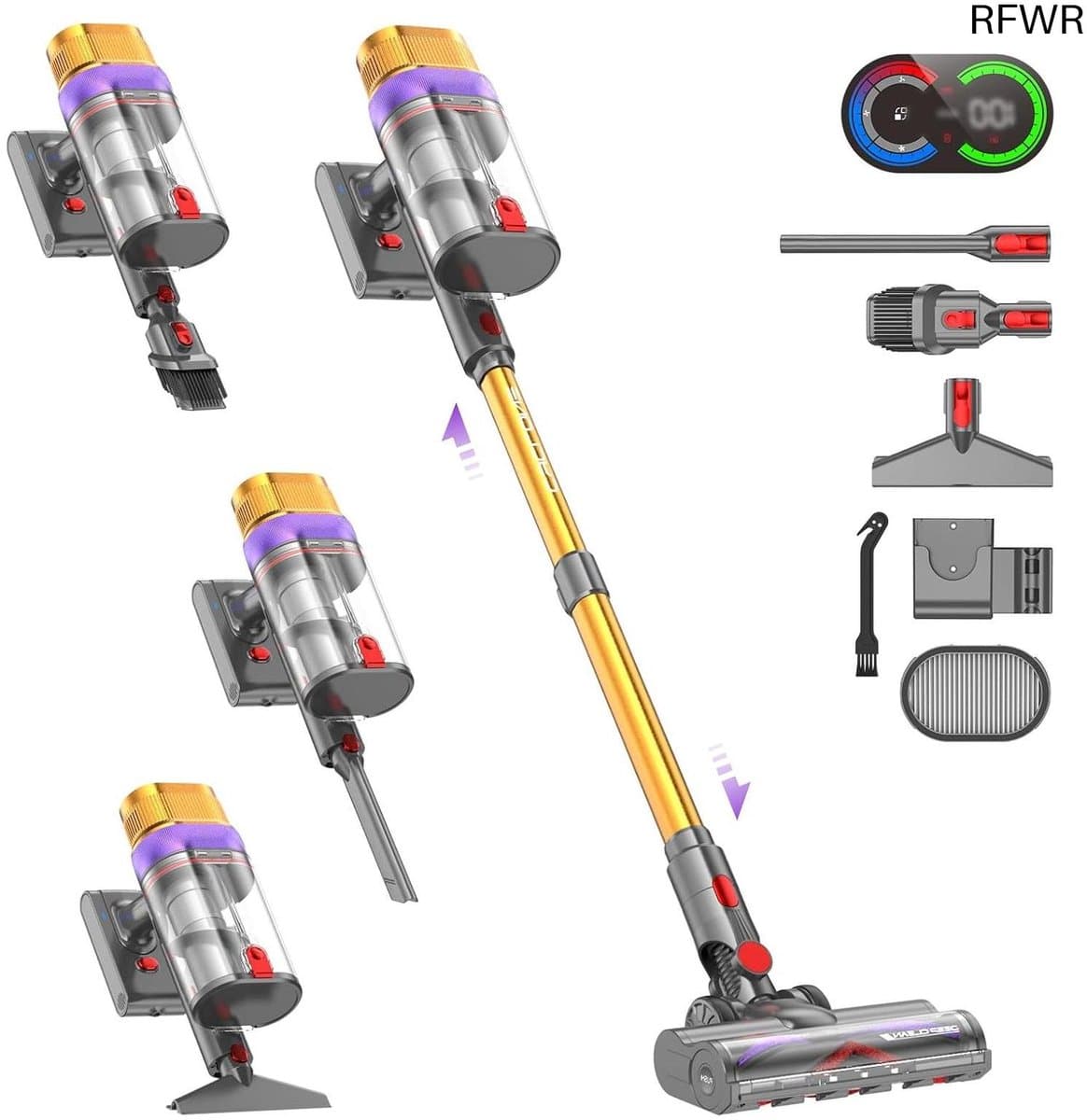 SteelStofzuiger Draadloos - Vacuum Cleaner - Kruimelzuiger - cycloon — afbeelding 1