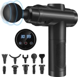 DDStar® Massage gun - Massage pistool - Krachtig massage apparaat - Zwart — thumbnail 1