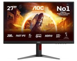 AOC 27G4HA - Full HD IPS Gaming Monitor - G-Sync Compatible - Ergonomisch - 200Hz - 27 inch