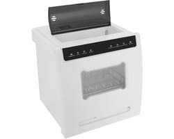 Tafel Afwasmachine - Mini Vaatwasser - Kleine Keukens - Vier Programma's - 45 x 40 x 40cm - Wit