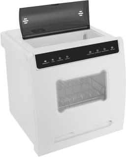 Tafel Afwasmachine - Mini Vaatwasser - Kleine Keukens - Vier Programma's - 45 x 40 x 40cm - Wit — thumbnail 1