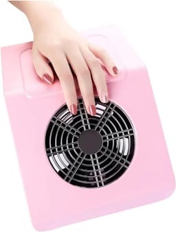 Nagelstofafzuiger - Nail Dust Collector - Nagelstudio Benodigdheden - Krachtige Zuigkracht - 40W - Wit — thumbnail 3