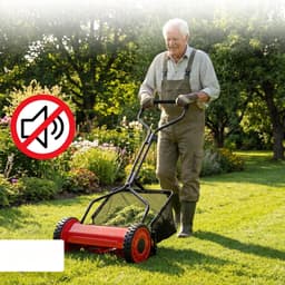 SVN® Grasmaaier handmatige – Grastrimmer Opvouwbaar – Handmaaier - Rood - 60cm x 50cm x 124cm — thumbnail 4