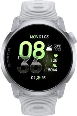 COROS Sporthorloge Pace 4 Silicone White Cloud 43mm — thumbnail 5