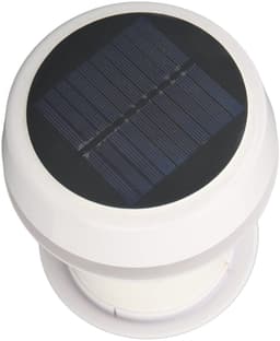Dakafzuigventilator - Geruisloze Ventilatie - Zonne-energie - Zwart - Efficiënte Ventilator - Geschikt voor Campers Caravans Schepen — thumbnail 1