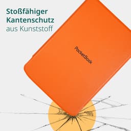 PocketBook Verse Pro e-reader Azure – 6 inch – 16 GB – waterdicht + Oranje Hoesje – voordeelbundel — thumbnail 2