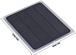 Zonnepaneel Ventilator Kit - Draagbare Solar Fan - Ventilatie en Koeling - Hoge Efficiëntie Zonne-energie - 6 Watt - Standaard — thumbnail 1