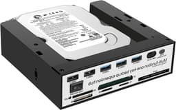 Externe Harde Schijf Dock - HDD Station Lezer - Data Back-up Maken - Alles-in-één Kaartlezer - 2.5 & 3.5 Inch — thumbnail 1
